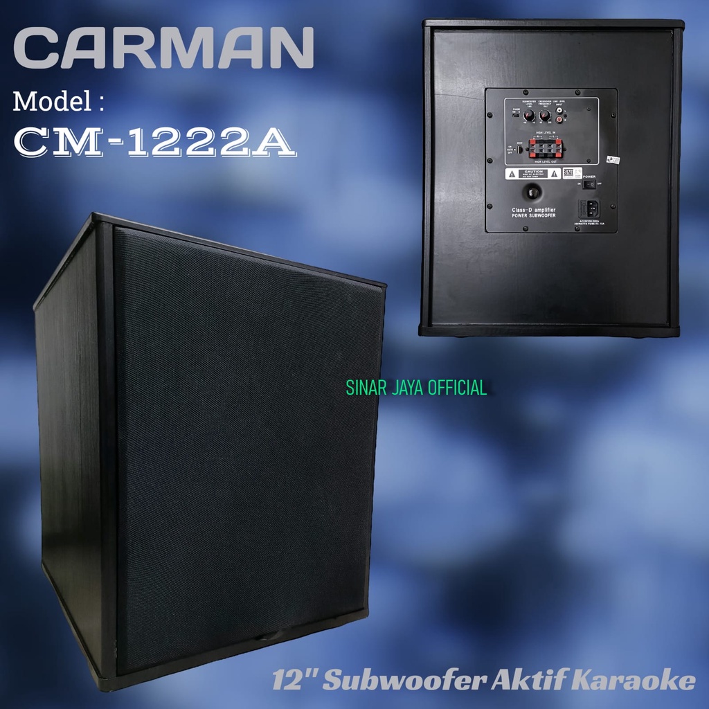 Subwoofer Aktif 12 inch Carman CM 1222A Carman 12 inch Subwoofer 12 in
