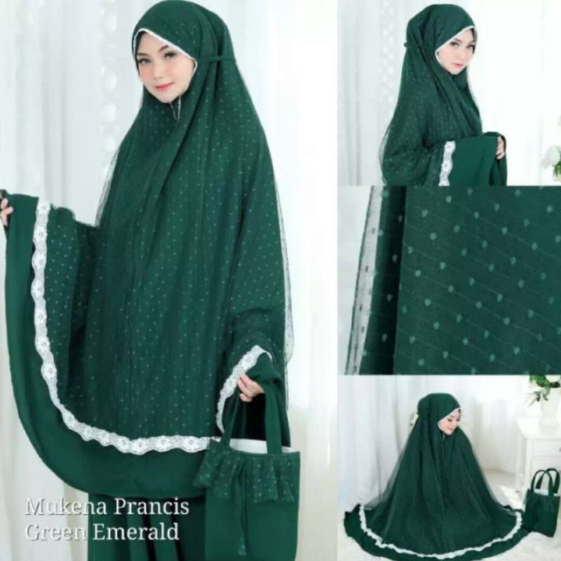 MUKENA PUTUSAN TAZBIYAH PERANCIS/MUKENA WOLPEACH/MUKENA TILE DOT