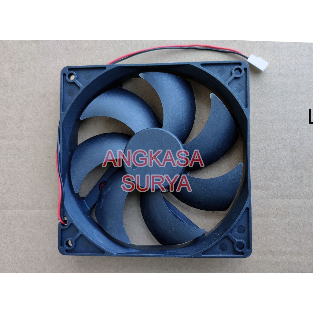 NEW Fan DC 12v 12cm 12x12 12 volt WINNER Cooling Fan / Exhaust Fan Kipas 12volt 12 cm