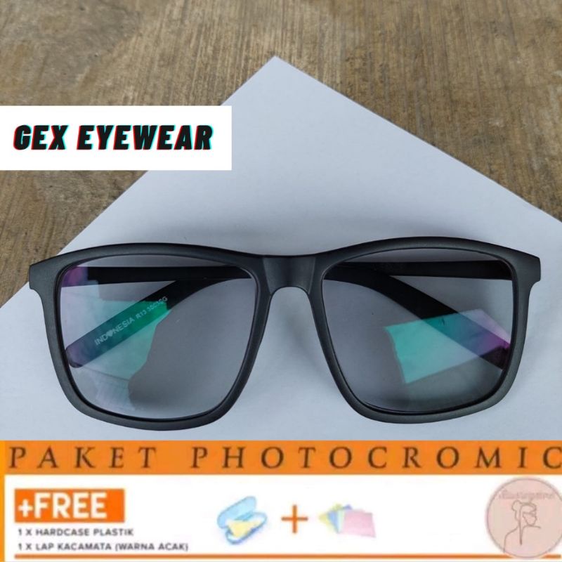 KACAMATA PHOTOCROMIC R13 3003 | GRATIS LENSA MINUS | KACAMATA
