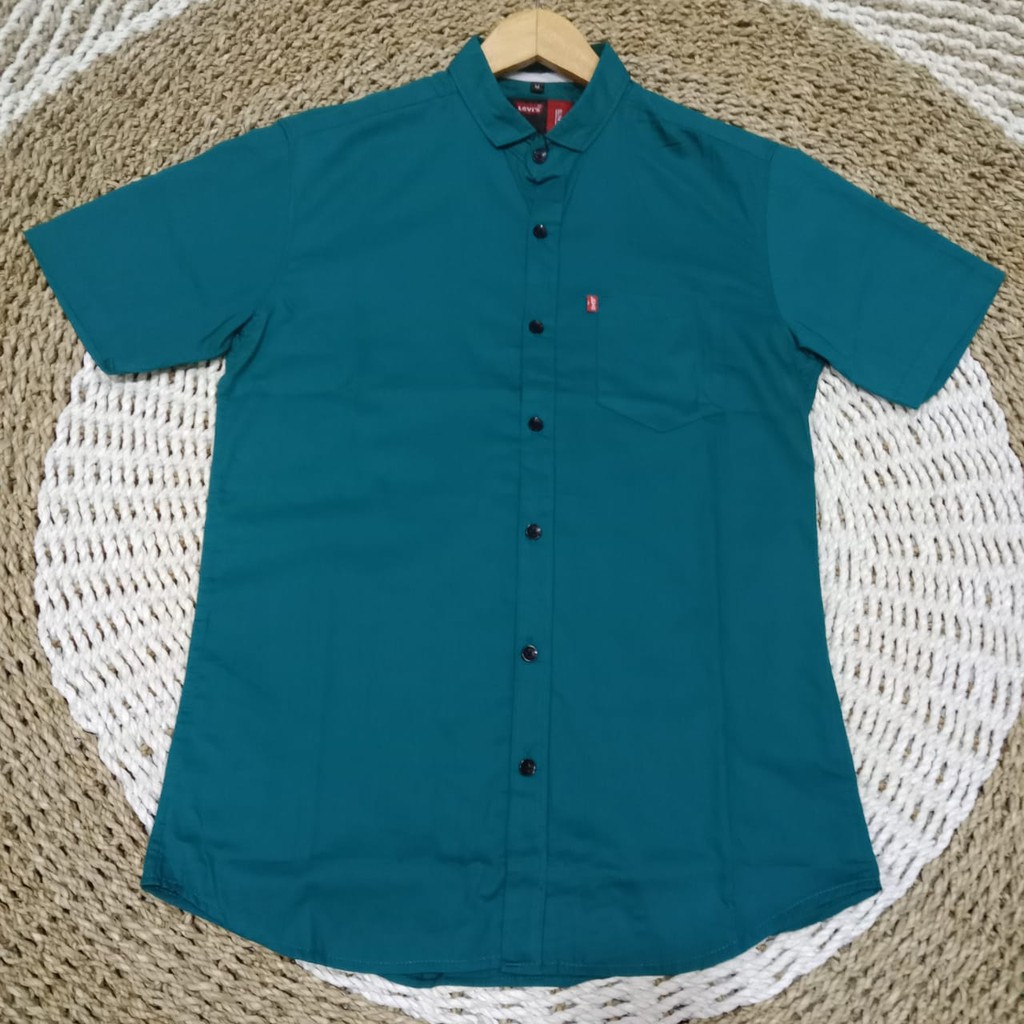 KEMEJA PRIA LENGAN PENDEK/KEMEJA POLOS PRIA/KEMEJA PRIA SLIMFIT/KEMEJA CASUAL PRIA