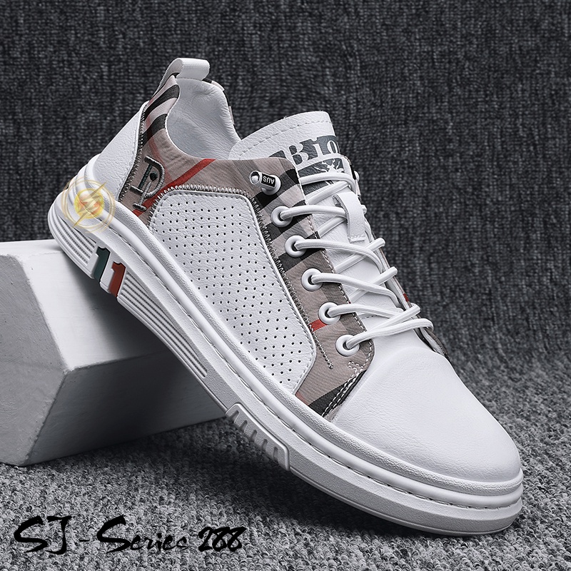 [NOOS] Sepatu Pria Sneakers Trendy Bermotif buat Hangout Kualitas Import Premium -288