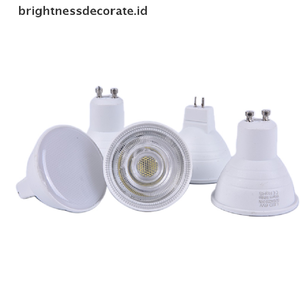 Lampu Bohlam Led Gu10 Cob 6w Mr16 220v Warna Putih