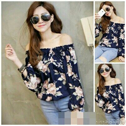 BLOUSE BUNGA SABRINA