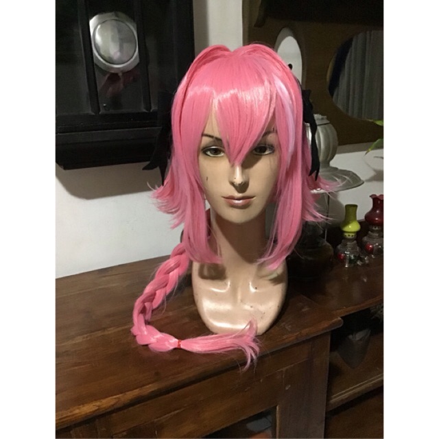 Astolfo wig cosplay 80-100cm Fate Apocrypha wig halloween pink FGO