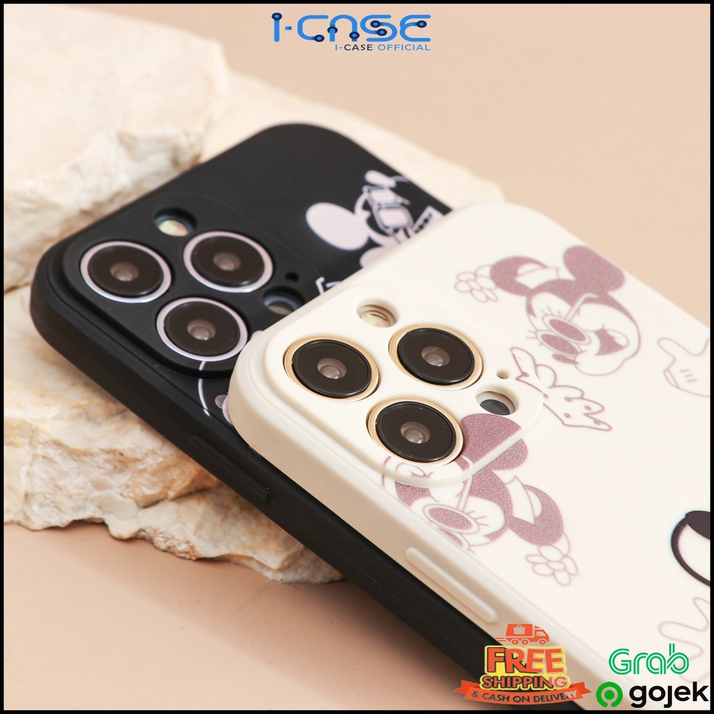 Softcase Oppo Reno Vivo - casing Edge Miki Mini Cartoon Full Lens Cover