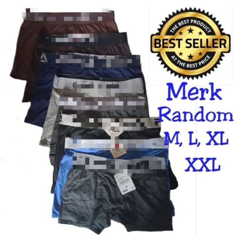 Celana Dalam Boxer Pria NIK, ADIDA, PUM, BOS, TOM || CD Cowok || Boxer Pria || Boxer Cowok