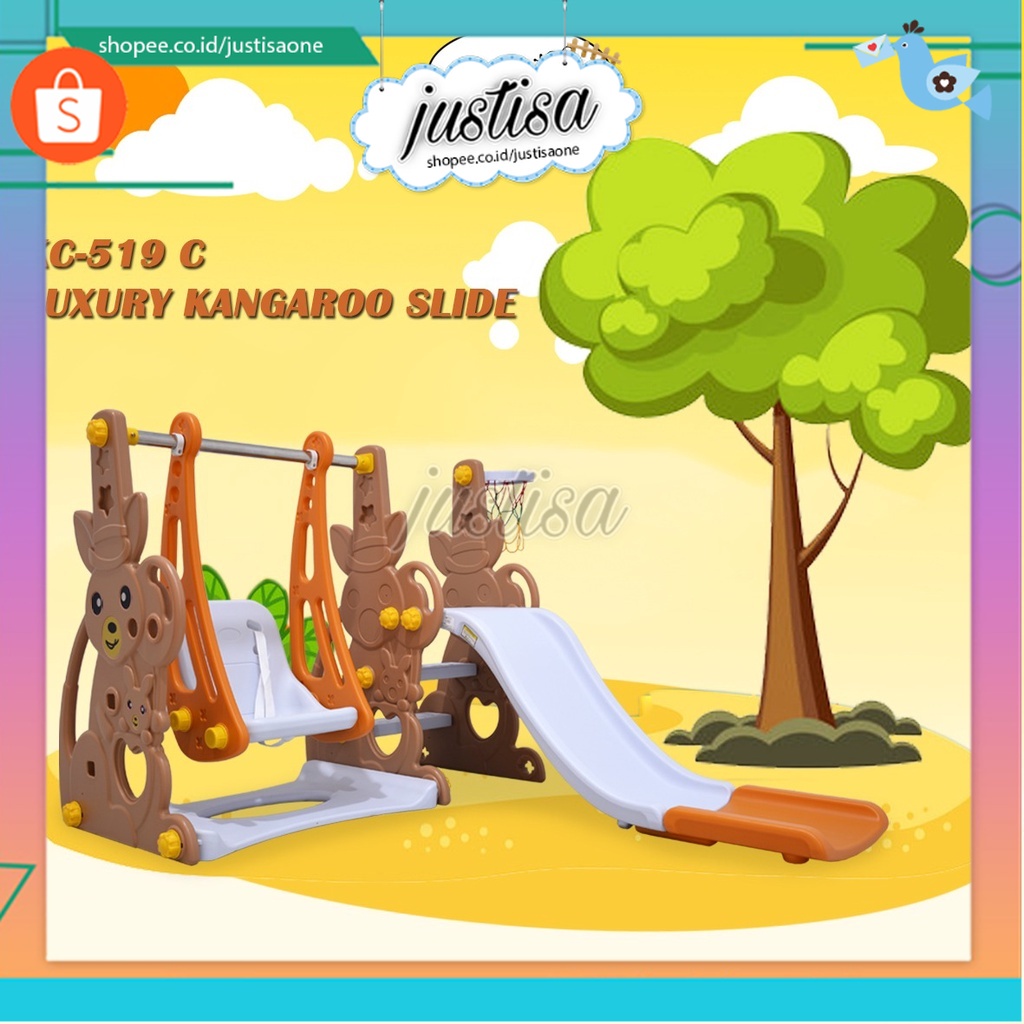 Promo !! Mainan Perosotan Anak KC-519C LUXURY KANGAROO SLIDE