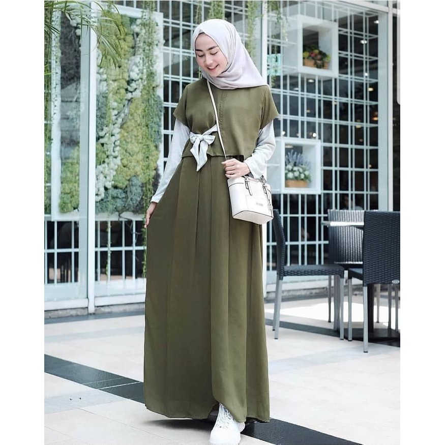 Baju Gamis Muslim Wanita/ ARASYA DRESS / Gamis TerMurah | TerBaru ARMY