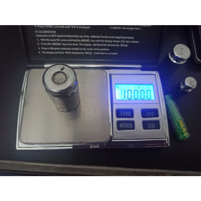 ProS2 Timbangan digital saku 0.01 gram 500 gr g pengukur berat akurat emas perhiasan bumbu foto asli pocket scale