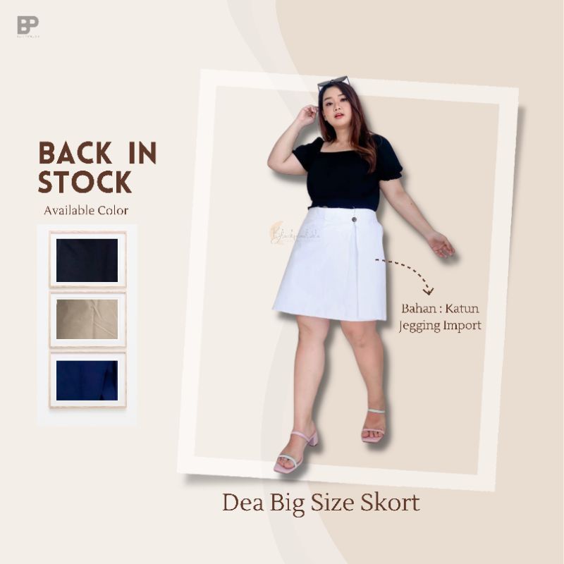 Rok Celana Big Size Jumbo Wanita Dea Skort