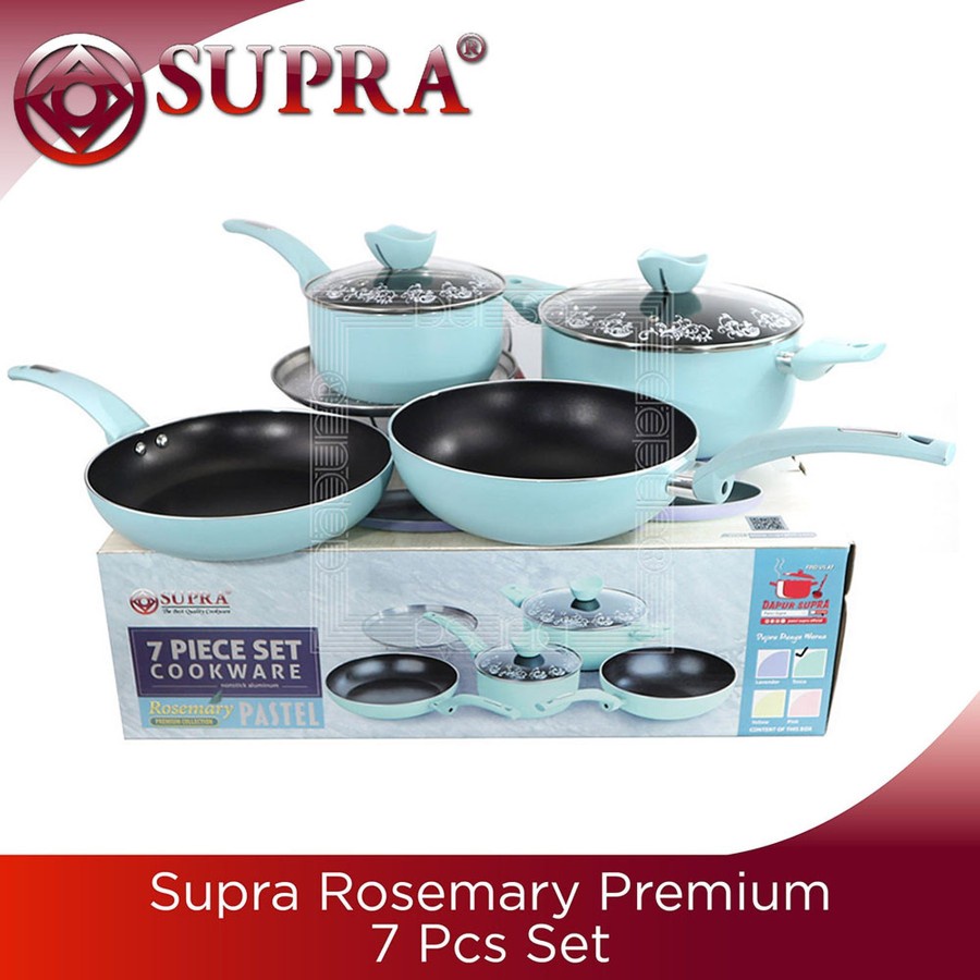 Panci Set 7 Pcs Supra Chef Renata Moeloek I Cookware 7 piece Renatta - TOSCA