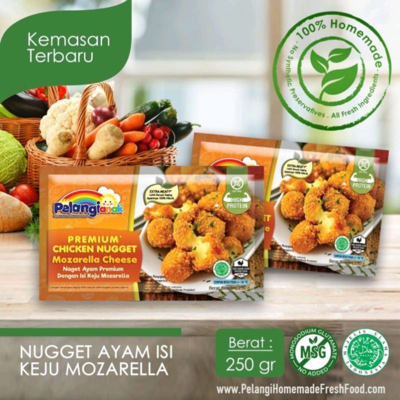 

Chicken Nugget Filling Mozzarella Frozen non msg non pengawet 200gram