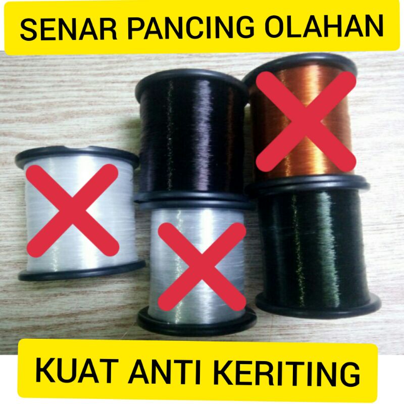 Senar Pancing Olahan | Kuat anti keriting Dan tenggelam