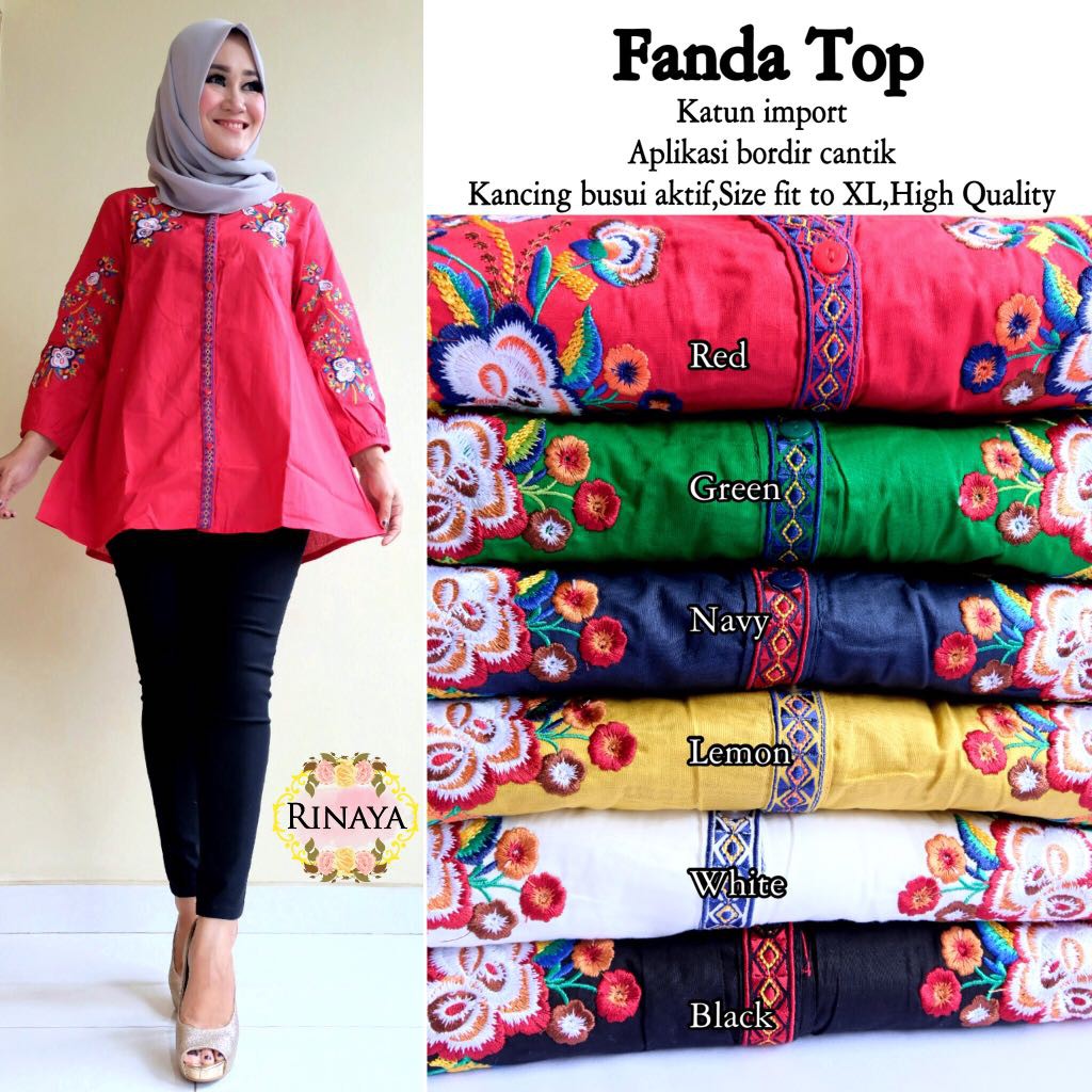 Bordir Blouse Import