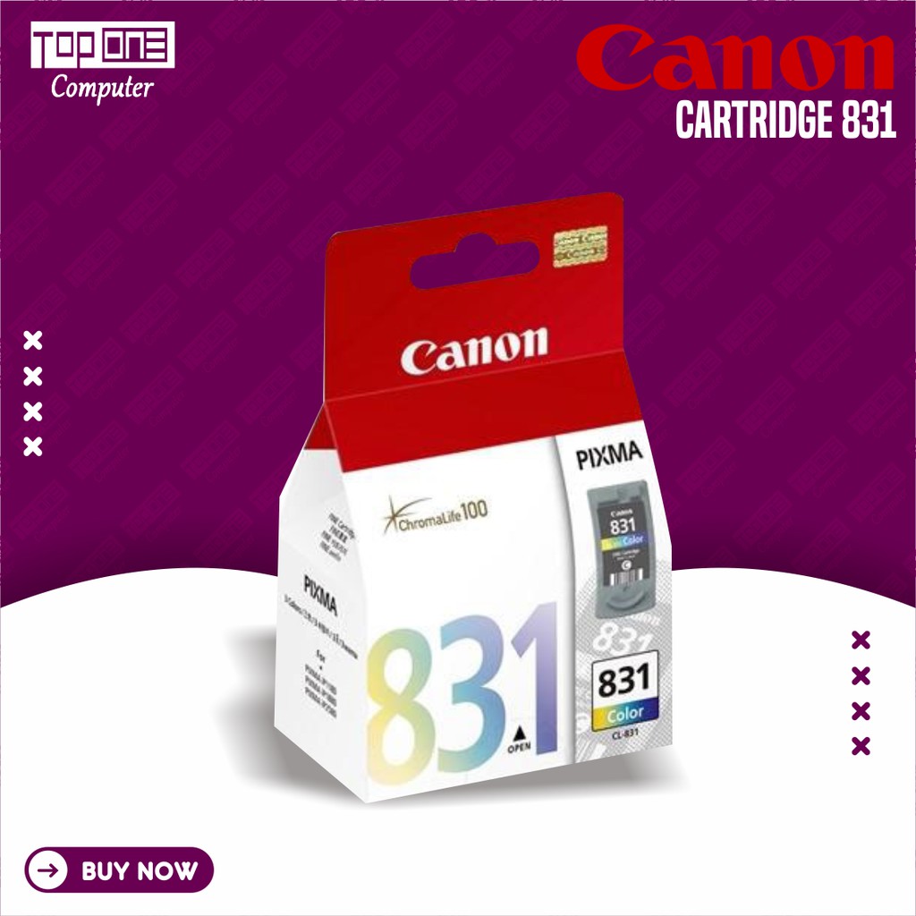 Jual CARTRIDGE CANON 831 WARNA (COLOR) Shopee Indonesia