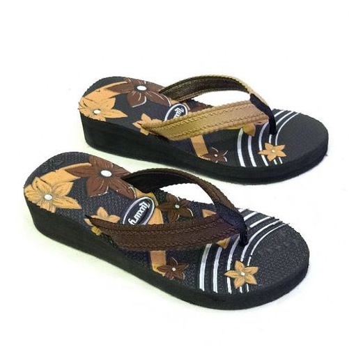 SANDAL WEDGES SPON - SANDAL WANITA - SANDAL WANITA SANTAI