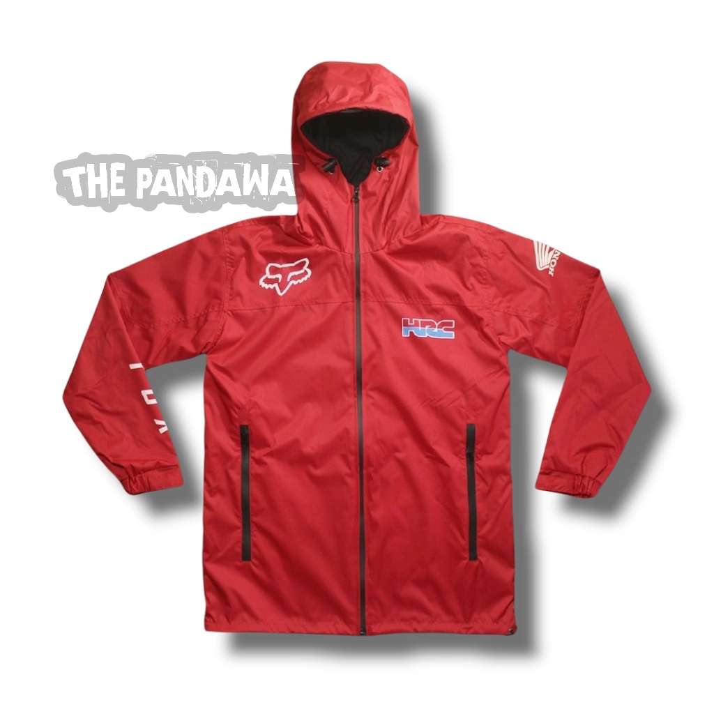 Jaket Fox Honda HRC  Waterproof Jaket motor jaket touring jaket pria keren V1 jaket supermoto Motocr