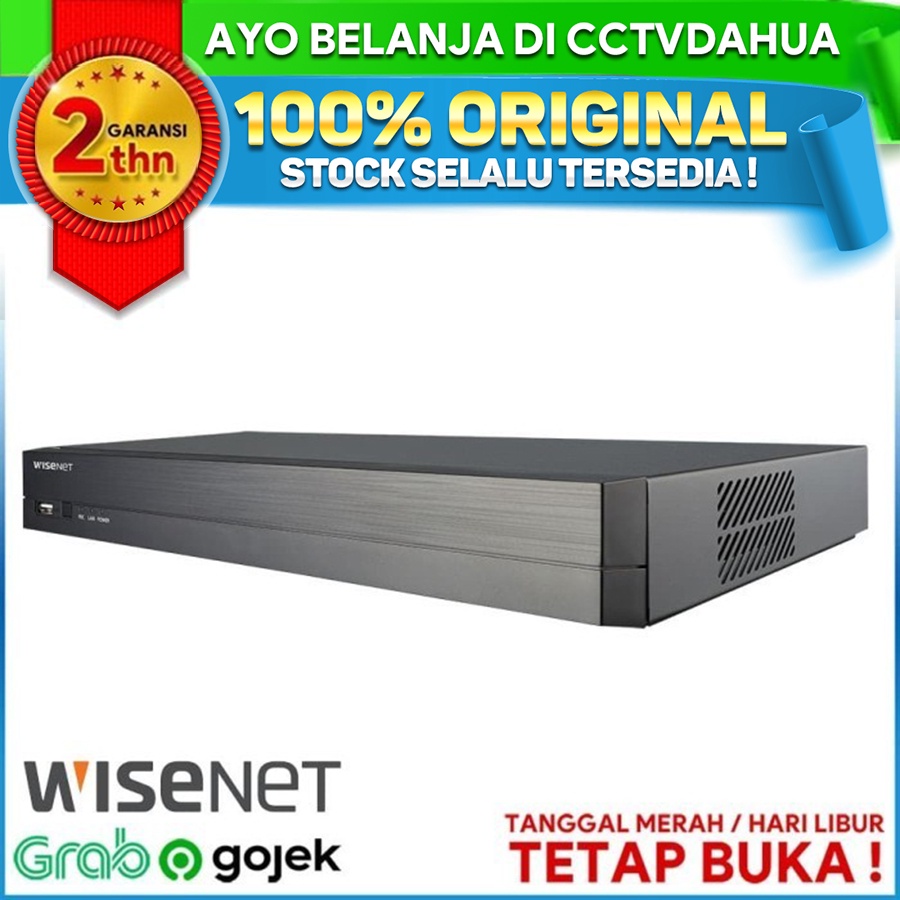 SAMSUNG WISENET LRN-410S 4CH 5MP NVR WITH 4 POE SWITCH LRN 410S BERGARANSI RESMI 2 TAHUN