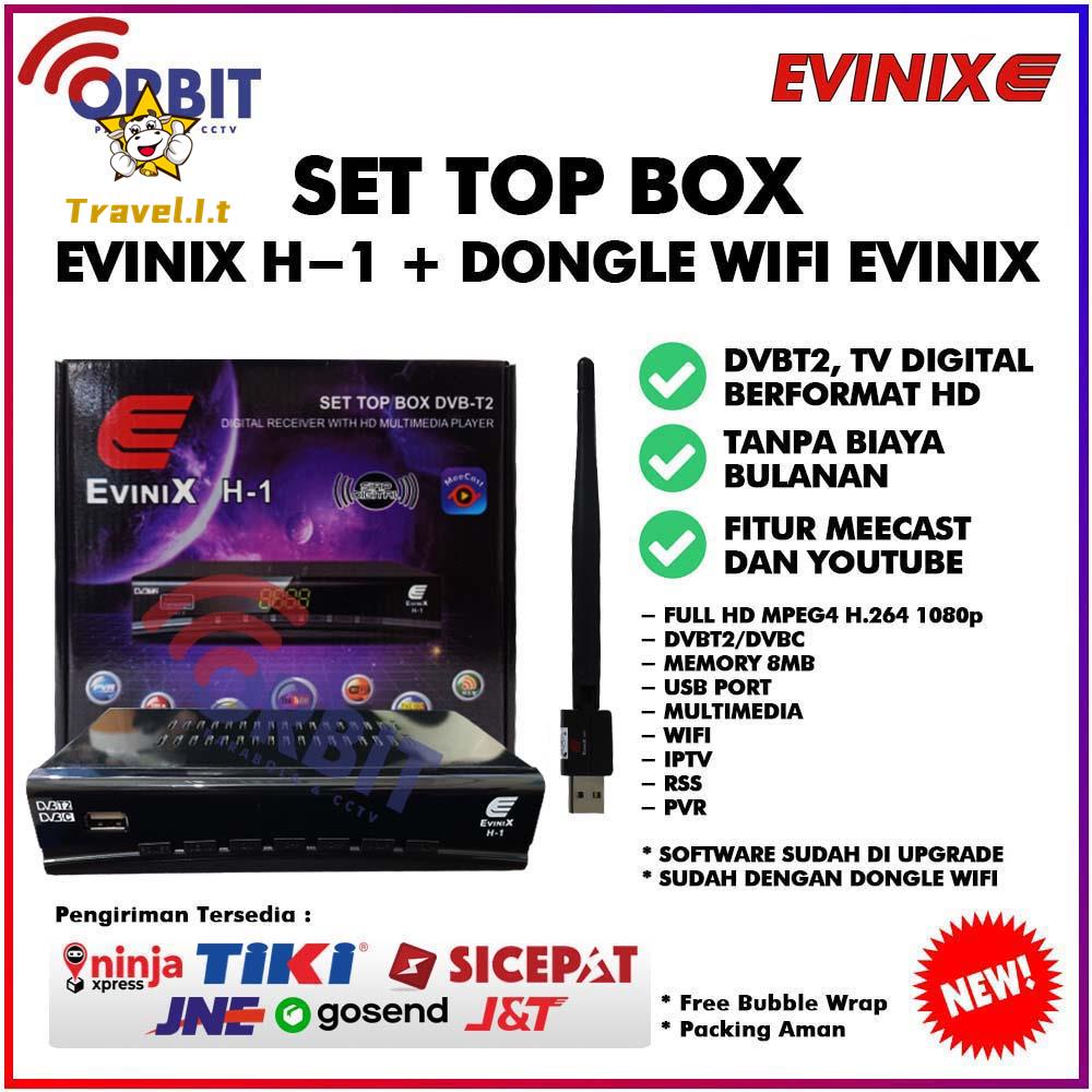 Kamera & DroneSET TOP BOX EVINIX H1 + DONGLE WIFI EVINIX