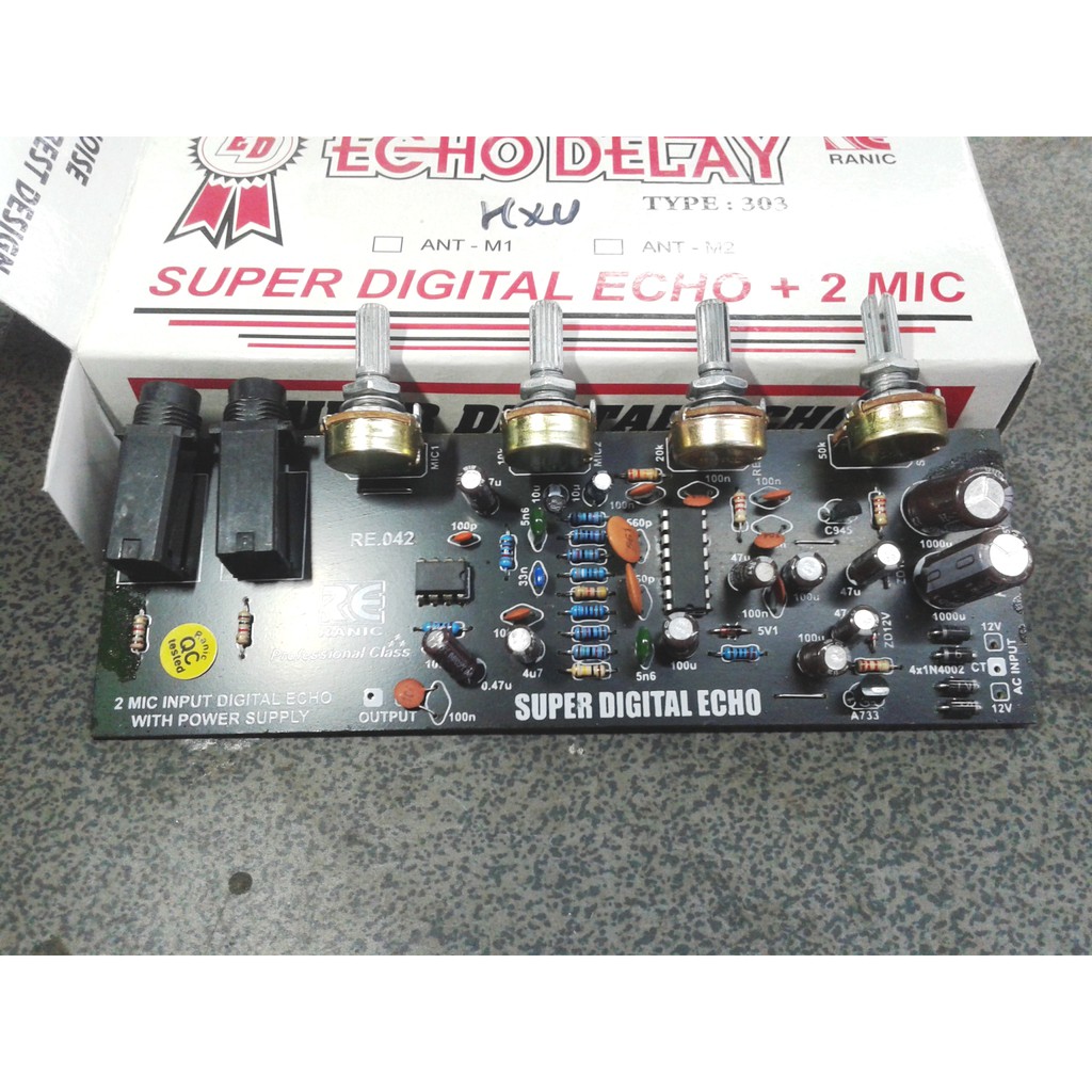 Kit Echo Delay Super Digital Tipe303