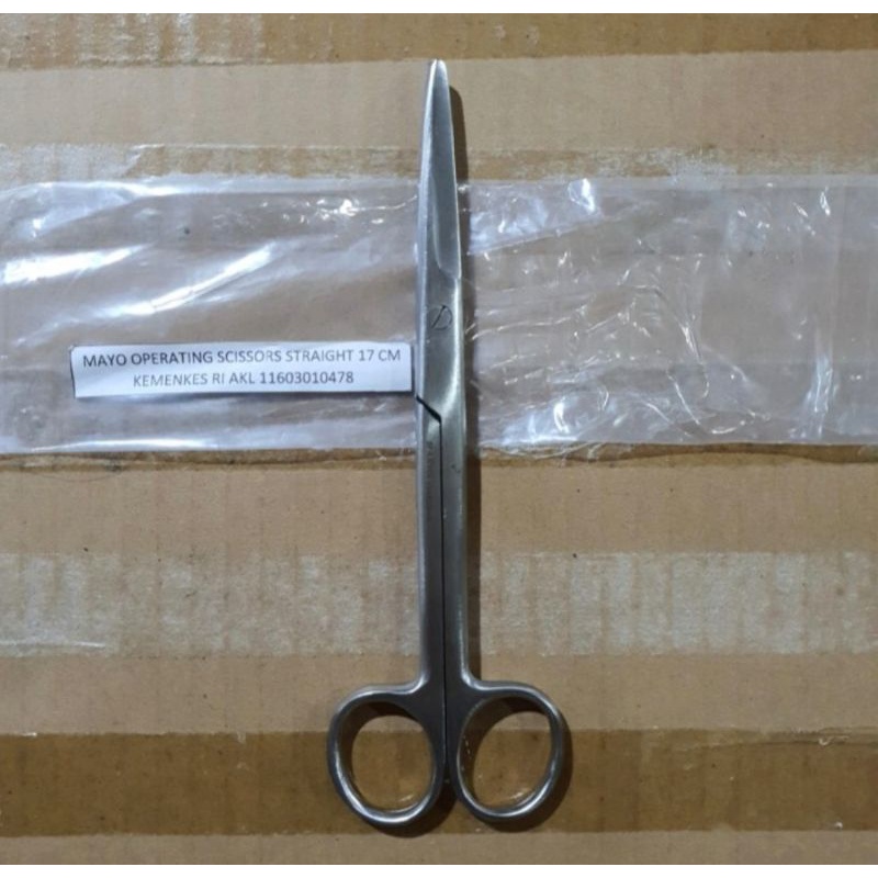 Gunting Mayo 17 cm Lurus / Mayo Scissors 17 cm