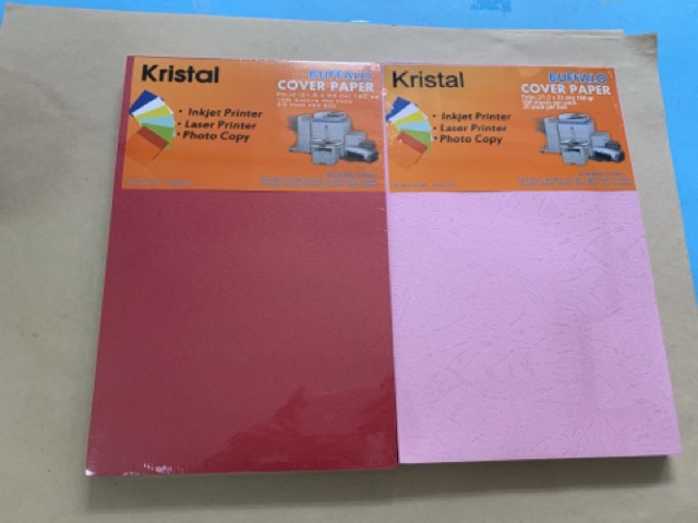 

Recomended Kertas buffalo tebal 160 gram Folio & A4