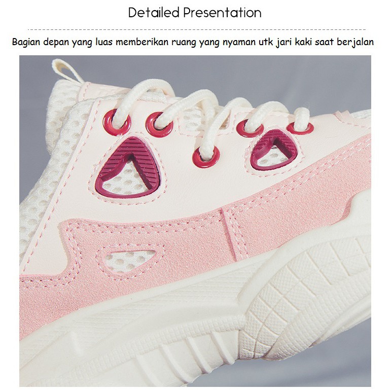 Sepatu Wanita Import sepatu Olahraga Perempuan Sepatu putih Cewek Terbaru SP-037