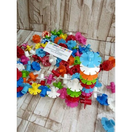 [US.01Jl22w] Mainan Edukasi Anak- Meronce Lego Bombik Tangkai