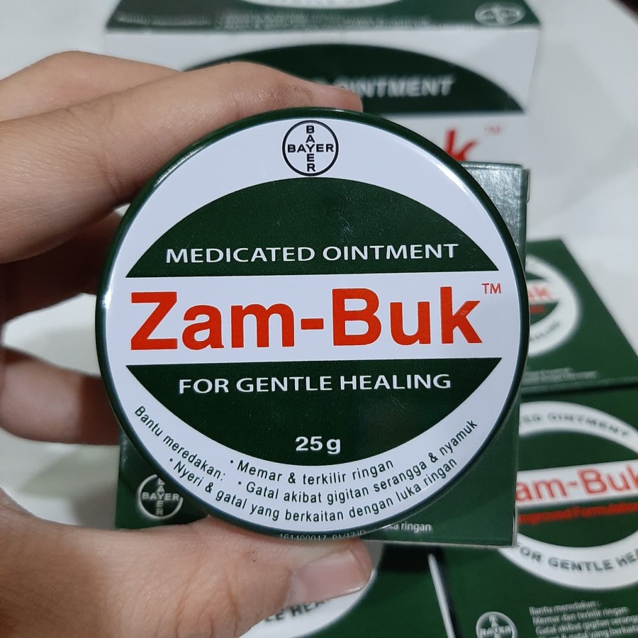 ZAM- BUK SALEP MEMAR DAN GATAL-Asli obat salep zambuk atasi gatal gigitan serangga dan nyamuk-ZAM-BU