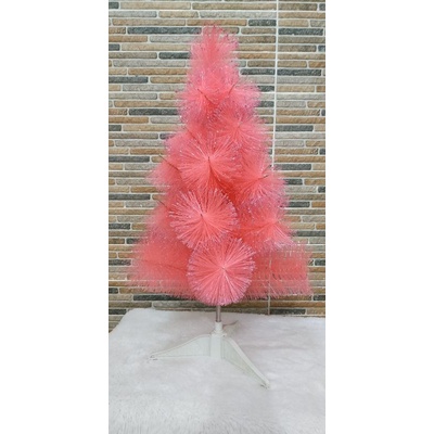 pohon natal warna 60 cm | pohon natal gliter warna 60 cm | pohon natal atas meja 60 cm | pohon natal
