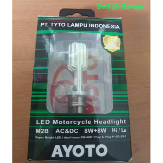 Lampu Depan Led 2 Sisi Type M2B Motor Bebek Dan Matic H6 Original