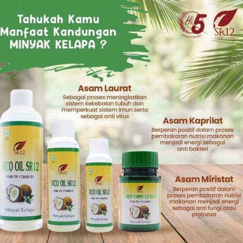 VCO SR12 Vico oil dan kapsul / Vico SR12