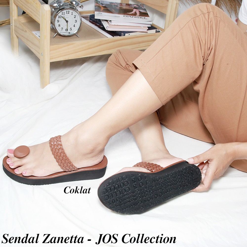 Sandal Wedges Wanita - Zanetta by JOS Collection