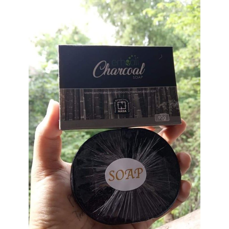 Erhsali Charcoal Soap / Charcoal NASA / Sabun Wajah