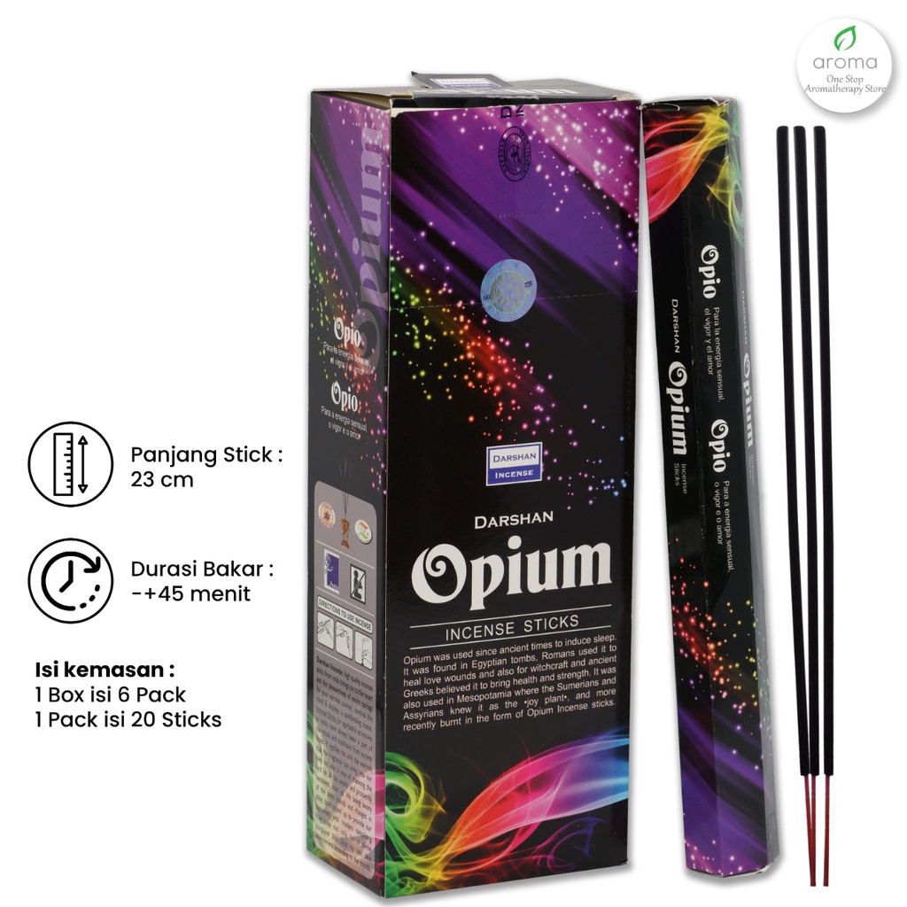 Dupa India (Aromaterapi) Hexa - Darshan Opium Best