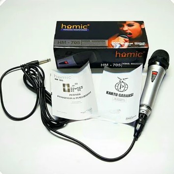 Mic/Mikrofon/Microphone Karoke Homic HM-705 FREE KABEL