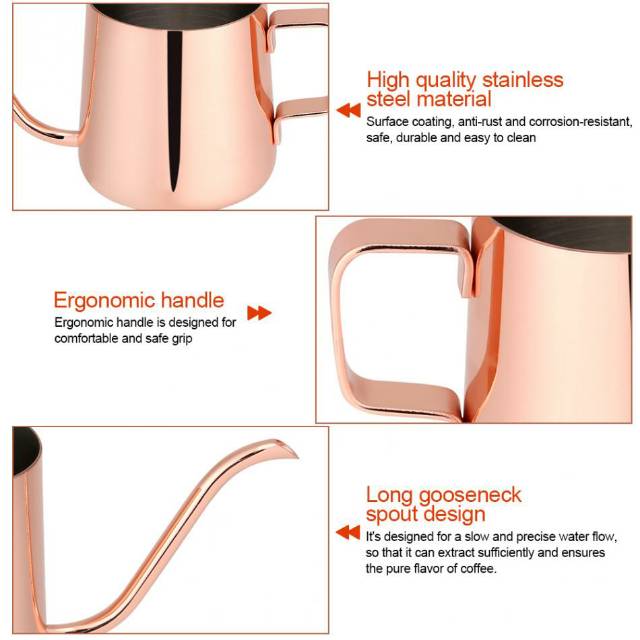 Teapot Drip Kettle Teko Kopi Teh Pitcher