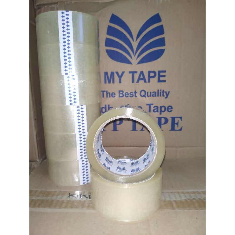 

lakban my tape 1roll isi 6pcs bening 45mm 100yard