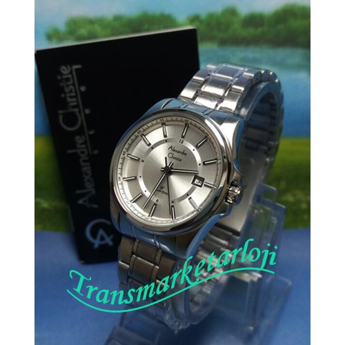 ALEXANDRE CHRISTIE WANITA 8502 Full silver ORIGINAL