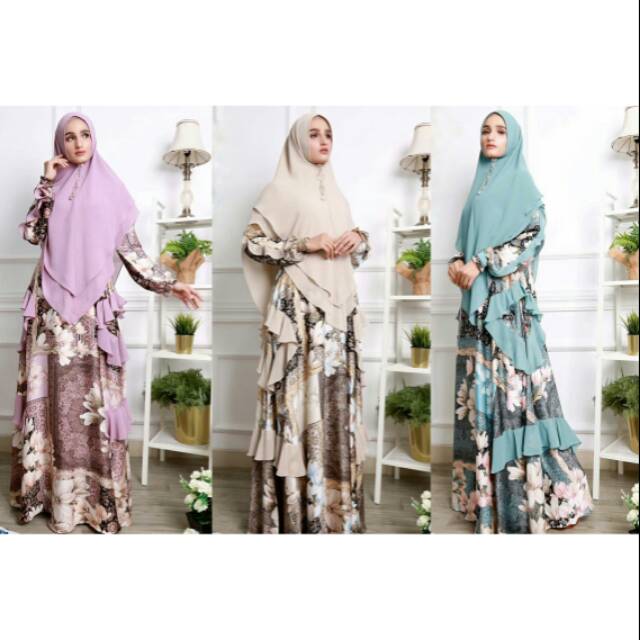 Jawhara Syari Gamis Set Jasmine Series