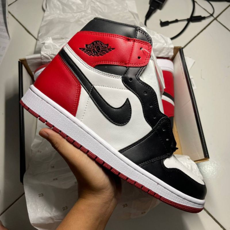 Nike Air Jordan 1 Retro High OG &quot;Black Toe&quot; MIRROR 1:1