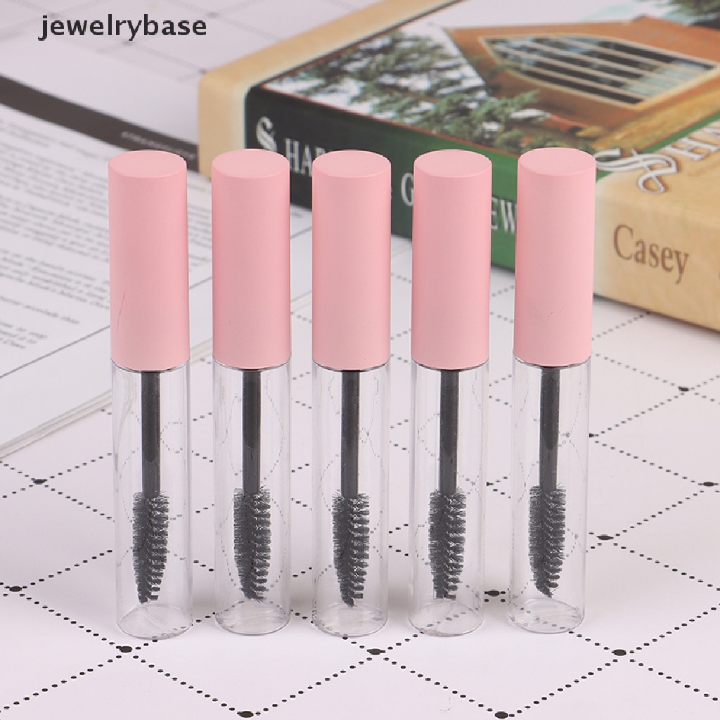 5 Pcs Botol Kosong Mini Transparan Ukuran 10ml Untuk Maskara