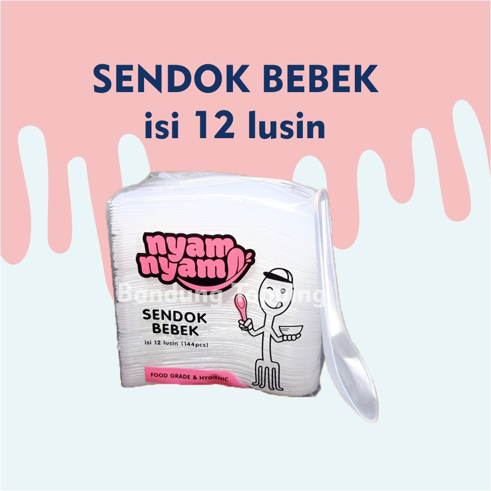 Sendok Bebek Nyam nyam isi 12 lusin