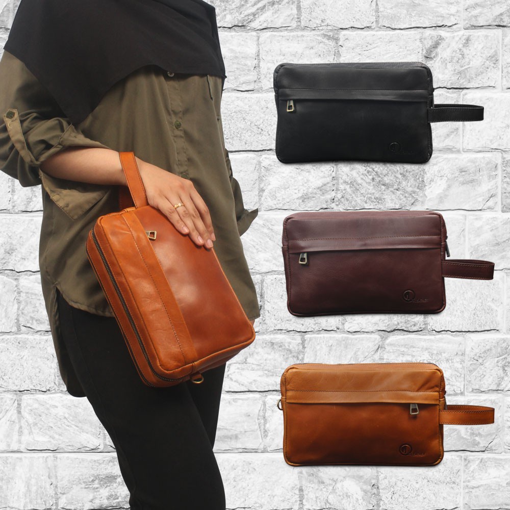 Clutch Wanita Tas Vape Multifungsi Terbaru Qi Leather Kode : POUCH 2