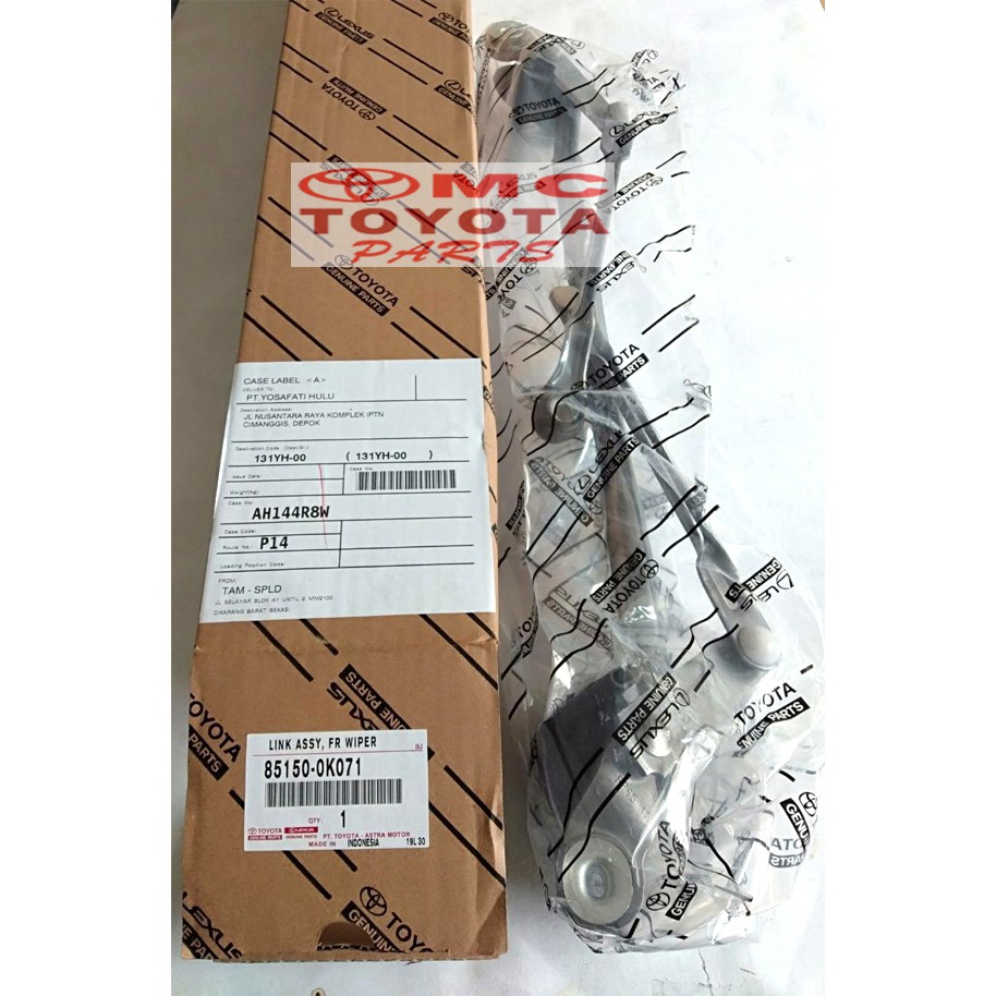 Wiper LInk Depan Kijang Innova 85150-0K071