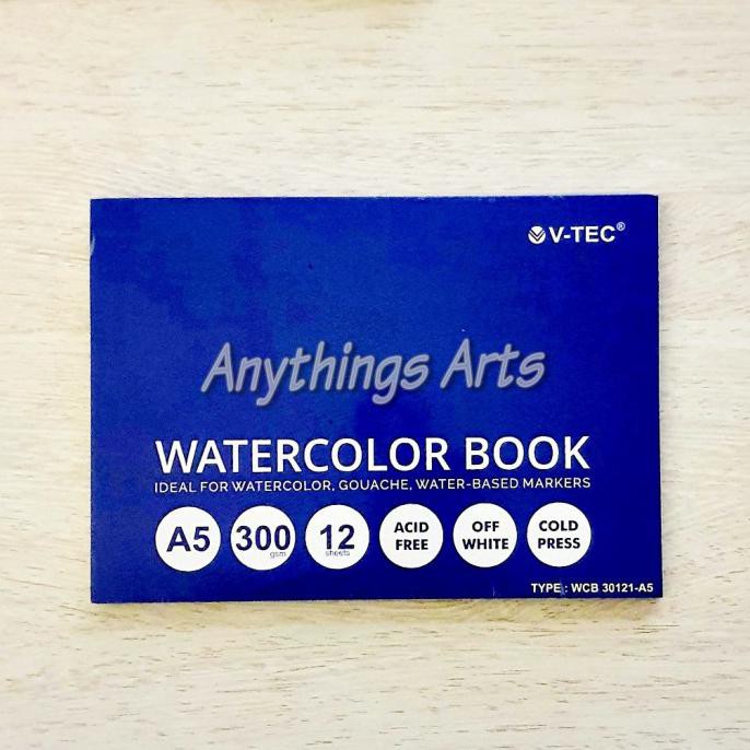 

Hari Ini V-Tec Watercolor Book A5 300Gsm 12Sheets Diskon
