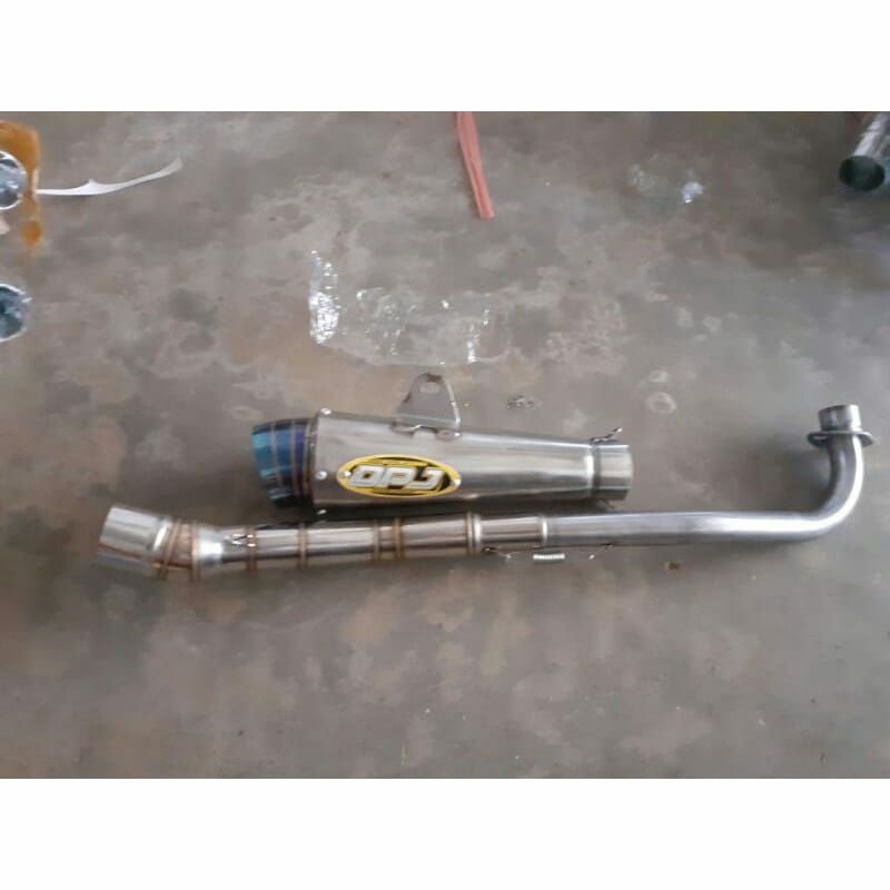 Knalpot  DPJ corong Bluemon Leher netral jupiter z.Vega r.Supra x.Revo.Blade.Smes.Karisma. shogun