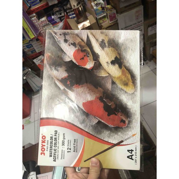 

Terlaris Joyko water color acrilic pad a4 300 gsm Murah