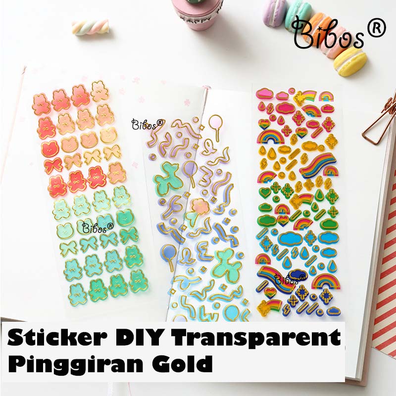 Sticker Transparan HP Stiker Lucu Laptop Stiker Korea Unik
